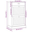 SZAFKA NA BUTY VIGO 60X35X96CM LITE DREWNO SOSNOWE