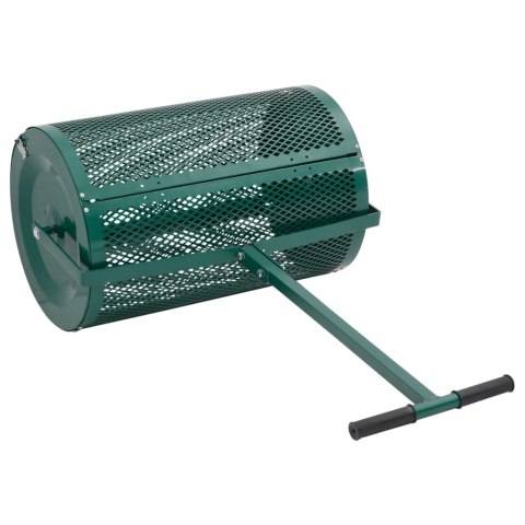 ROZRZUTNIK DO KOMPOSTU ZIELONY Ø40X60CM STAL