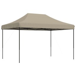 SKŁADANY NAMIOT IMPREZOWY TYPU POP-UP TAUPE 410X279X315CM