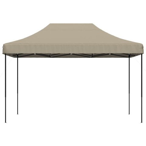 SKŁADANY NAMIOT IMPREZOWY TYPU POP-UP TAUPE 410X279X315CM