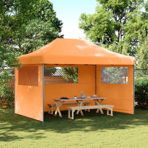 NAMIOT IMPREZOWY TYPU POP-UP Z 3 ŚCIANKAMI POMARAŃCZOWY