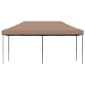 SKŁADANY NAMIOT IMPREZOWY TYPU POP-UP BRĄZOWY 580X292X315CM