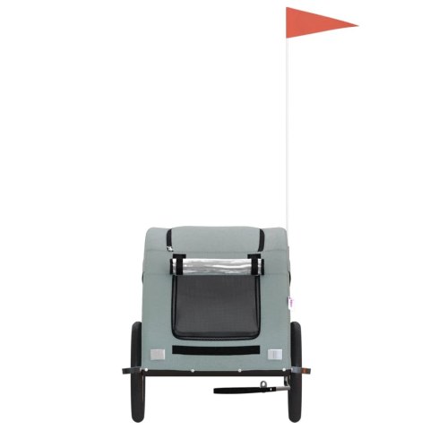 PRZYCZEPKA ROWEROWA DLA ZWIERZĄT TKANINA OXFORD I ŻELAZO