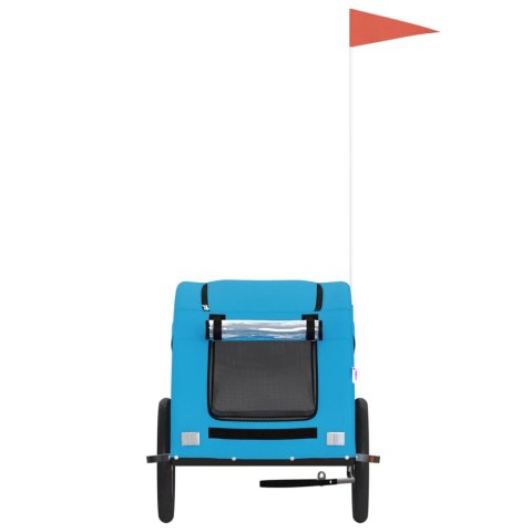 PRZYCZEPKA ROWEROWA DLA ZWIERZĄT TKANINA OXFORD I ŻELAZO