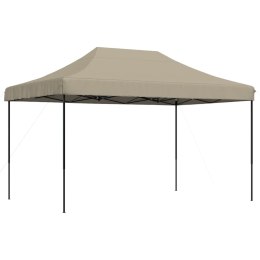SKŁADANY NAMIOT IMPREZOWY TYPU POP-UP TAUPE 440X292X315CM