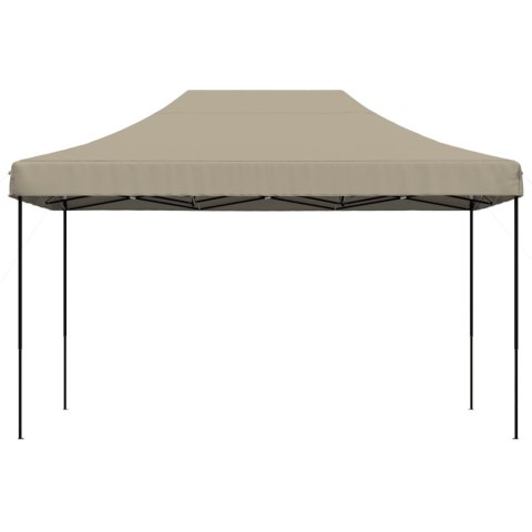 SKŁADANY NAMIOT IMPREZOWY TYPU POP-UP TAUPE 440X292X315CM
