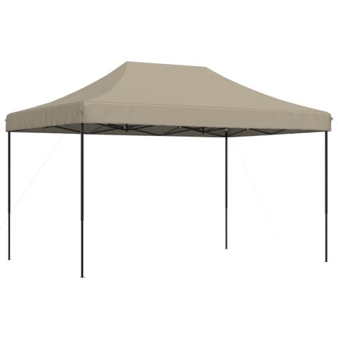 SKŁADANY NAMIOT IMPREZOWY TYPU POP-UP TAUPE 440X292X315CM
