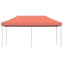 SKŁADANY NAMIOT IMPREZOWY TYPU POP-UP TERAKOTA 580X292X315CM