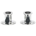 OKRĄGŁE PODSTAWY DO DASZKA BIMINI 2 SZT. RURKI 26MM STALOWE
