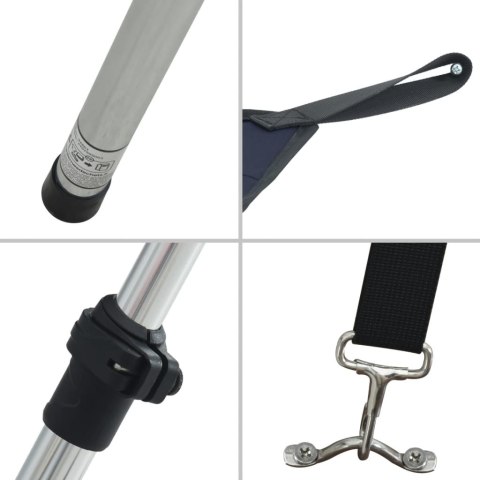 DASZEK PRZEDŁUŻAJĄCY T-TOP DO ŁODZI 170X 170X(113-182,5)CM NIEBIESKI