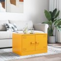 STOLIK KAWOWY MUSZTARDOWY 67X50X44CM STAL