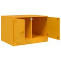 STOLIK KAWOWY MUSZTARDOWY 67X50X44CM STAL