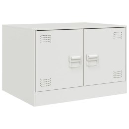 STOLIK KAWOWY BIAŁY 67X50X44CM STAL