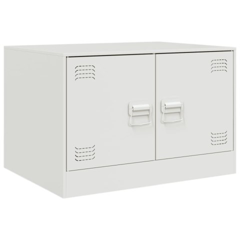 STOLIK KAWOWY BIAŁY 67X50X44CM STAL