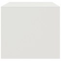 STOLIK KAWOWY BIAŁY 67X50X44CM STAL