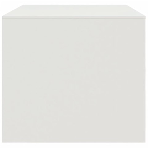 STOLIK KAWOWY BIAŁY 67X50X44CM STAL