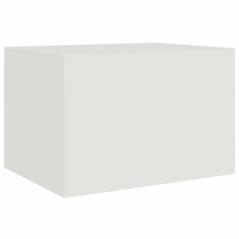 STOLIK KAWOWY BIAŁY 67X50X44CM STAL