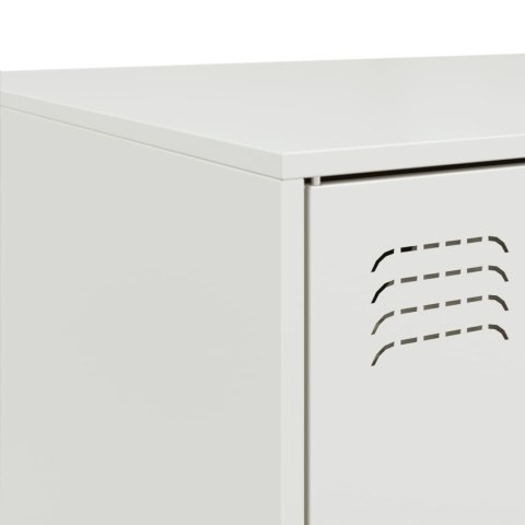 STOLIK KAWOWY BIAŁY 67X50X44CM STAL