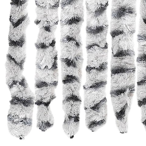 ZASŁONA PRZECIWKO OWADOM JASNOSZARO-CIEMNOSZARA 118X220CM