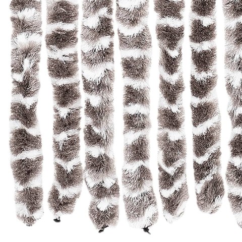 ZASŁONA PRZECIWKO OWADOM TAUPE I BIEL 118X220CM SZENIL