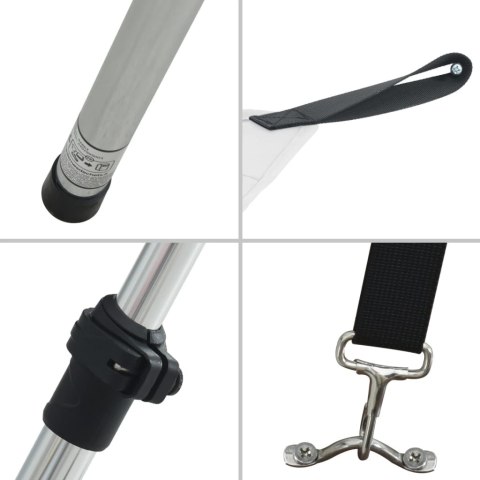 PRZEDŁUŻENIE ZADASZENIA DO ŁODZI NA RAMIE T-BIMINI 174X 205X (115-194)CM BIAŁE