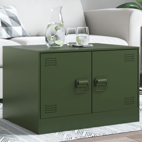 STOLIK KAWOWY OLIWKOWY 67X50X44CM STAL