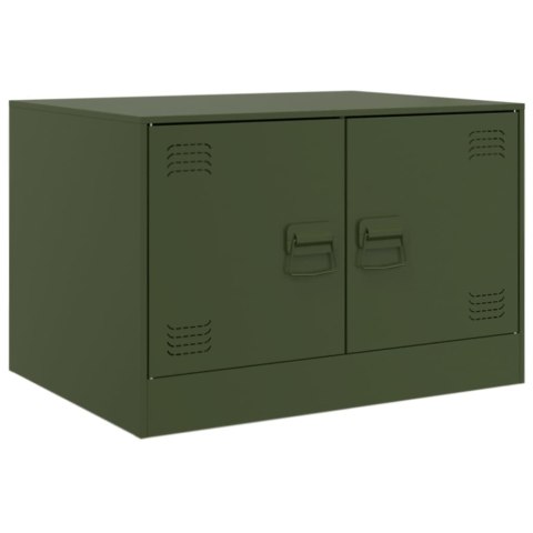 STOLIK KAWOWY OLIWKOWY 67X50X44CM STAL