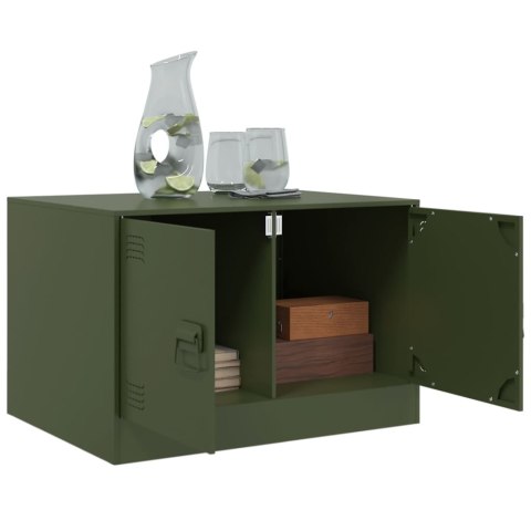 STOLIK KAWOWY OLIWKOWY 67X50X44CM STAL