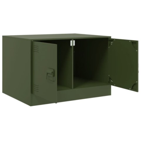 STOLIK KAWOWY OLIWKOWY 67X50X44CM STAL