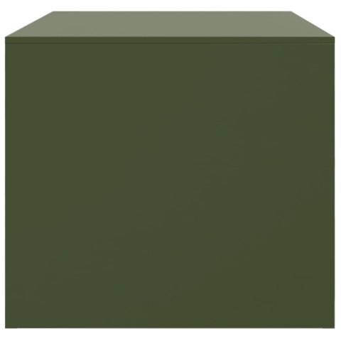STOLIK KAWOWY OLIWKOWY 67X50X44CM STAL