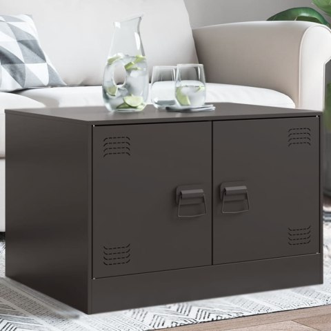 STOLIK KAWOWY CZARNY 67X50X44CM STAL
