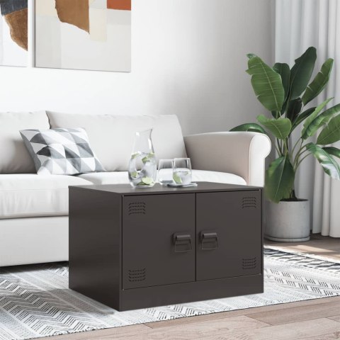 STOLIK KAWOWY CZARNY 67X50X44CM STAL