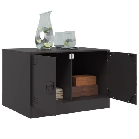 STOLIK KAWOWY CZARNY 67X50X44CM STAL
