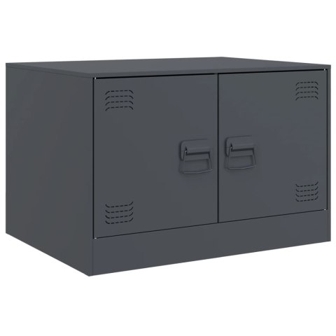 STOLIK KAWOWY ANTRACYTOWY 67X50X44CM STAL
