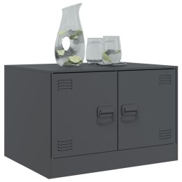 STOLIK KAWOWY ANTRACYTOWY 67X50X44CM STAL