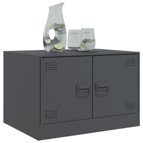 STOLIK KAWOWY ANTRACYTOWY 67X50X44CM STAL