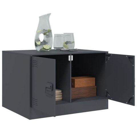 STOLIK KAWOWY ANTRACYTOWY 67X50X44CM STAL