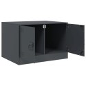 STOLIK KAWOWY ANTRACYTOWY 67X50X44CM STAL