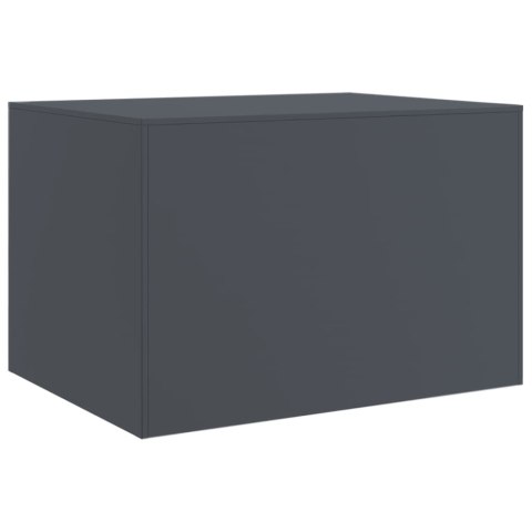 STOLIK KAWOWY ANTRACYTOWY 67X50X44CM STAL
