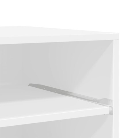 SZAFKA POD DRUKARKĘ Z KÓŁKAMI BIAŁA 60X48X74CM