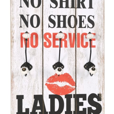 WIESZAK NAŚCIENNY NA OKRYCIA WIERZCHNIE 120X40CM MEN LADIES