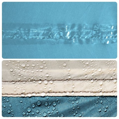 PŁACHTA BIWAKOWA NIEBIESKA 400X294CM WODOSZCZELNA