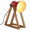 LAMPA STOŁOWA 25 W POSTARZANY CZERWONY 30X17X40CM E27