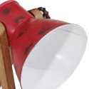 LAMPA STOŁOWA 25 W POSTARZANY CZERWONY 30X17X40CM E27