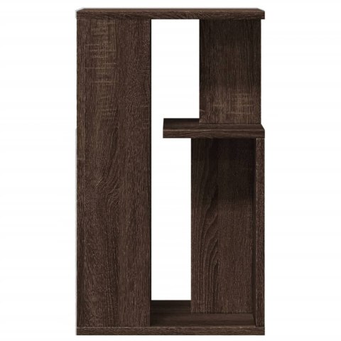 STOLIK BOCZNY BRĄZOWY DĄB 35X35X60CM