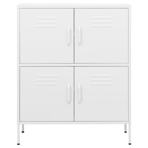 SZAFKA BIAŁA 80X35X101,5CM STALOWA