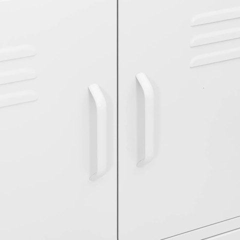 SZAFKA BIAŁA 80X35X101,5CM STALOWA