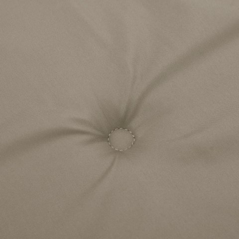 PODUSZKI NA KRZESŁA OGRODOWE 4 SZT. TAUPE 100X50X3CM