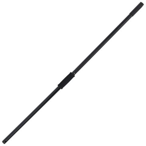 TRZONEK DO WIDEŁ Ø3,5X127,5CM STALOWY CZARNY