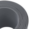 OSŁONY NA OGRODZENIE 10 SZT. 252,5X19CM SZARE PVC
